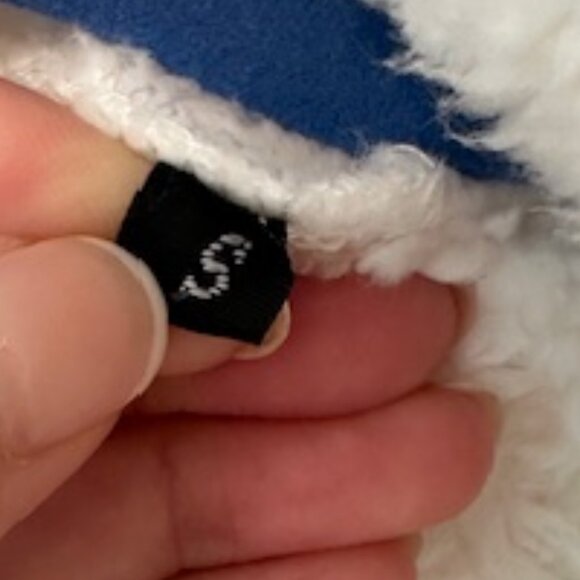 Womens light weight white sherpa jacket, s - Picture 5 of 5